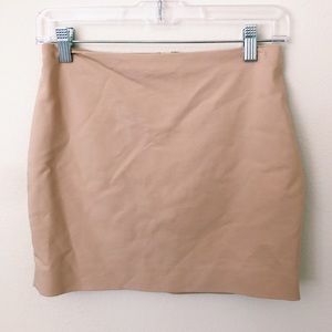 Express Tan Mini Skirt - 00